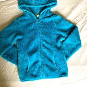 A faded glory blue fuzzy jacket